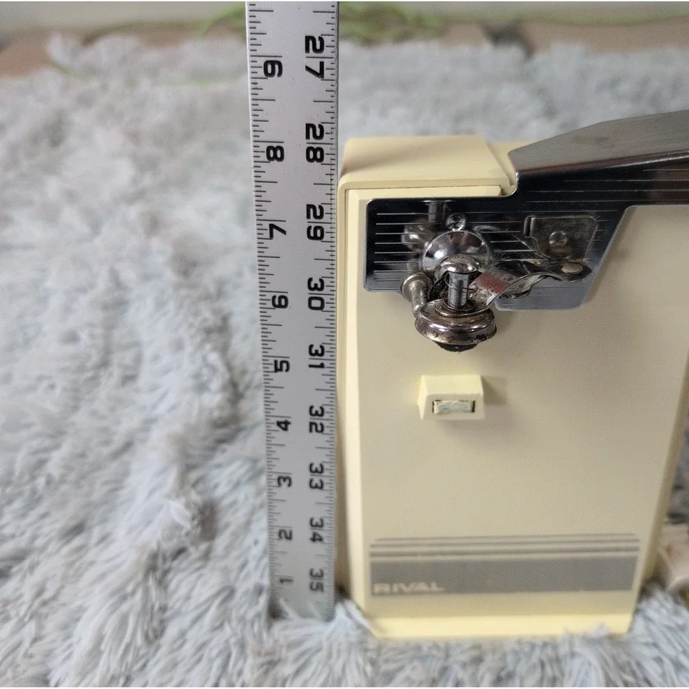 Vintage Rival Automatic Electric Can Opener 998A Plastic Metal Tested Works